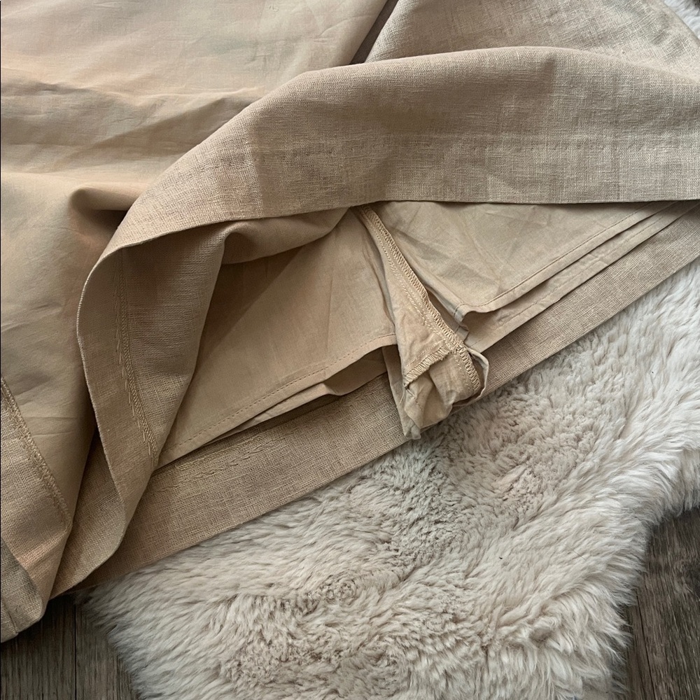 Abercrombie & Fitch midrise linen blend mini skort - Picture 3 of 6